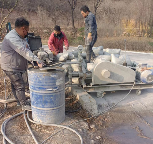 绵阳路面下沉注浆